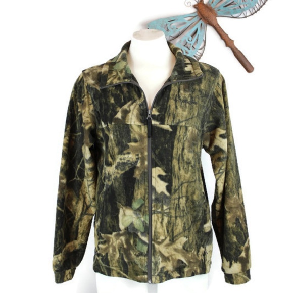 Columbia Other - Columbia Camouflage Fleece Zip Up Jacket